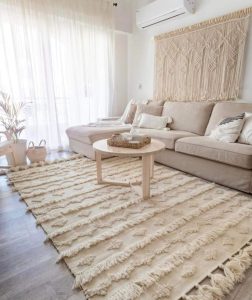 سجادة صوف صناعة يدوية